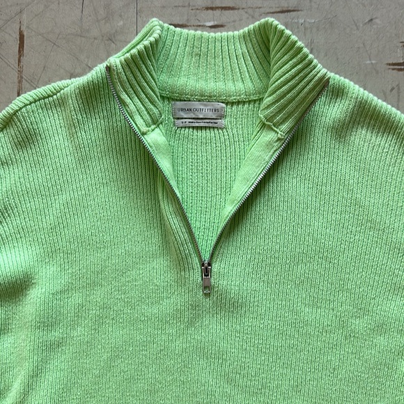 Urban Outfitters mint green zipper sweater - Picture 4 of 6